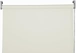Apex Furnishings Cream Blackout roller blinds for windows, Thermal Insulated UV Protection Child Safety Trimmable Easy Fit Home office Window Blinds W 120cm x L 165cm