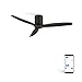 CREATE / WINDCALM DC / Ventilador techo motor DC negro / Silencioso, temporizador, con WIFI