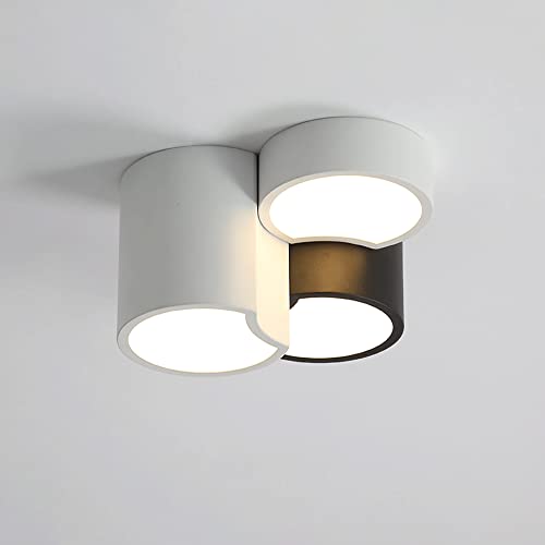Plafonnier acrylique géométrique haut de gamme avec éclairage LED 24W