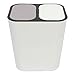 STOBAZA Compartment Recycle Lids Dual White Classified Office Classification Modern Simple Basket Random Holder Bathroom Can Business Paper Dustbin Garbage Lid Bins Rubbish Trashcan-