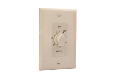 Nsi A Series Springwound Auto Off In-Wall Time Switch, 30 Minute Timer Length, Light Almond #TOP7