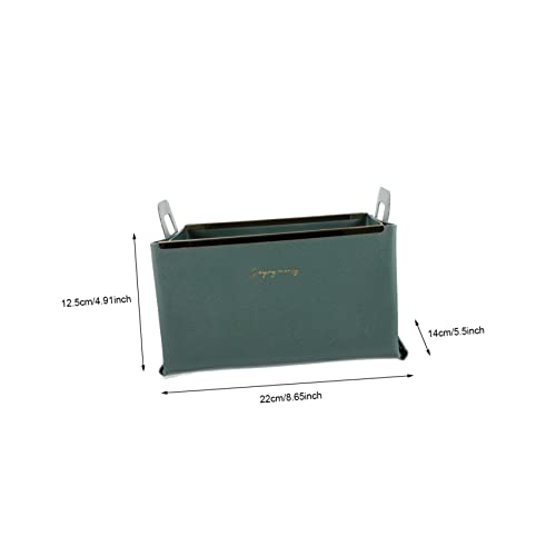 Alipis 4 Pçs Cesta De Armazenamento De Couro Caixa Organizadora De Maquiagem Caixa De Armazenamento