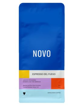 Novo Coffee "Thundercloud (Formerly Espresso Del Fuego)" Medium Roasted Whole Bean Coffee - 12 Ounce Bag