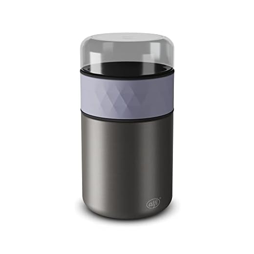 alfi ENDLESS FOOD MUG 500ml, lavender, Thermobehälter für Essen Edelstahl mit Snackpot, 3-teilig, Isolierbehälter auslaufsicher, hält 5 Std. warm, 10 Std. kalt, spülmaschinenfest