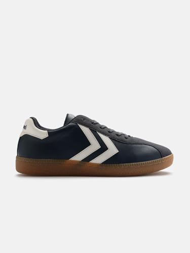 Image of hummel Classic Triumph Casual Suede Sneaker for Men Lightweight with Synthetic Suede Enhanced Comfort Cushioned Insole and Slip-Resistance Work and Play Business Casual Shoes