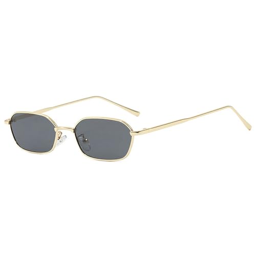 Fashion Retro Square Sunglasses Womens Rectangle Sun Glasses Lady Small Metal Eyeglasses Vintage Men Punk Sunglasses3