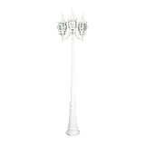Designers Fountain 1923-WH Riviera Outdoor Post Lantern Light, White