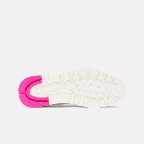 Image of Reebok Women's Classic Leather Trainers, Chalk Bolcya Laspin, 5 US