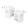 2 Pack European Travel Plug Adapter, Internat...