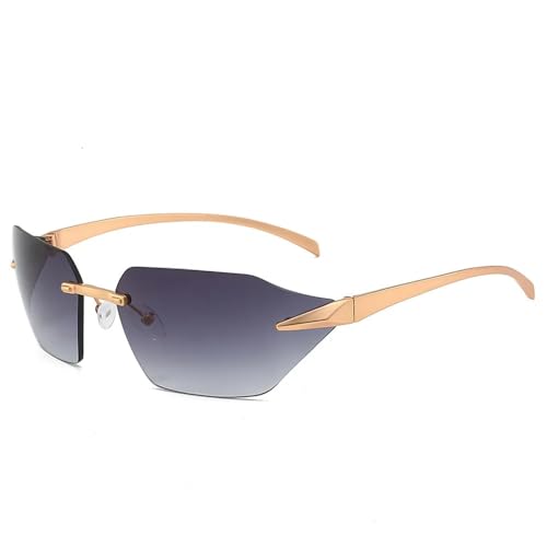 Lunettes de soleil sans monture légères anti-fatigue oculaire pour la conduite