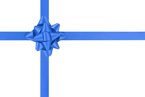 IHKFILAN Satin Ribbon in Royal Blue (38 mm x 22.86 m) Matt Shiny Gift Ribbon for Decorating & Crafts, Weddings, Christenings - Image 2