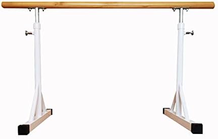 Adjustable Portable Ballet Barre for Home - Wooden Ballet Bar for Dance, Pilates, Stretching, Perfect Ballet Equipment for Kids & Adults