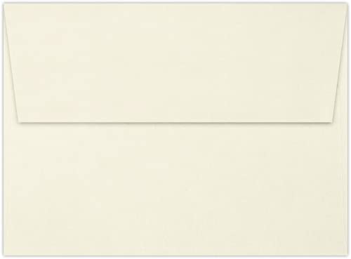 LUXPaper A6 Invitation Envelopes | 4 3/4' x 6 1/2' | Natural | 70lb. Text | 50 Qty