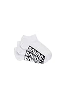 Bonds Kids Logo Low Cut Socks - 3 Pack, White (3 Pack), 5-8 (2-4 Years)