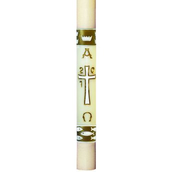 Gloria Gold Paschal Candle