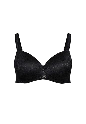 Women's Lace Balconette Bra Contouring Floral Underwire Mesh Stretch Supportive3