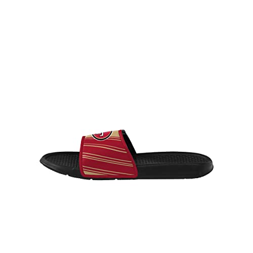Image of FOCO mens NFL Team Logo Legacy Sport Slide Sandals
