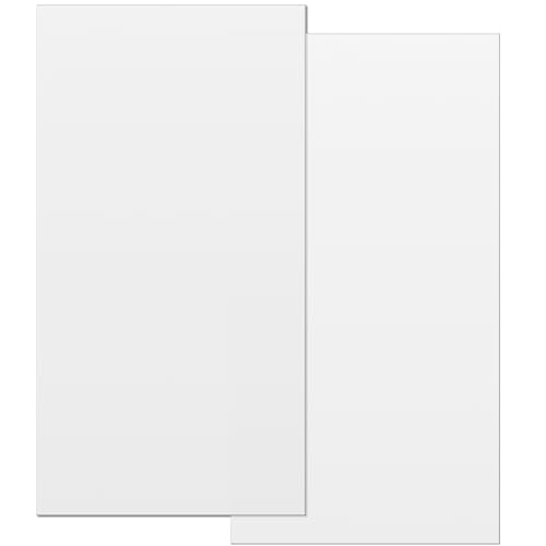 Image of Sasylvia 2 Pcs Virgin PTFE Sheet 12 x 6 Inch, 1 /16 inch Thick Industrial Plastic Board for Machining, Insulation, Gasket and Electrical Applications