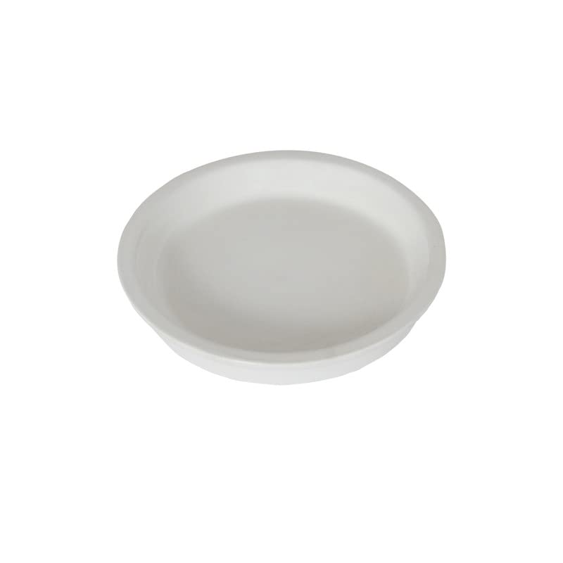 Image of Lasaki Round Ceramic Trays (Plates Saucers) for Pots, planters, Flower, Succulent(Set of 2,White,3.5 inch) R3.5(Plants not Included)