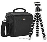 Lowepro/Joby - Format 160 Camera Bag & GorillaPod SLR-Zoom Tripod and ballhead - Black