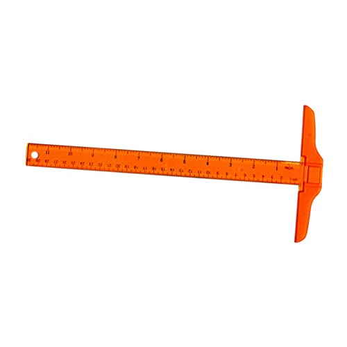Cemaystic T字型定規 2個入り 30cm プラスチック製 ? ダブルスケール両面測定 学生アーティスト向け製図ツール