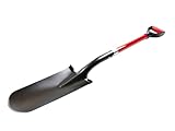 Drainagespaten mit Wahl zwischen Fiberglas- oder Holzstiel, 36 cm Arbeitsteil,...