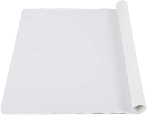 HNGHyhh Large Silicone Pastry Baking Mat 19.6x15.7 inch Multipurpose Table Counter Kids Craft Protector Placemat Nonstick and Nonskid (Large), Gray