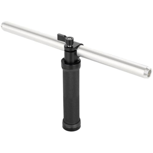 Image of CAMVATE Rubber Handgrip with 19mm Single Rod Clamp Adapter for DSLR Camera
