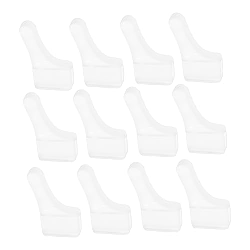 IWOWHERO Long-Lasting Eyeglass Ear Grips 50pcs Silicone Glasses Retainer Anti-Slip for Glasses Side Shield