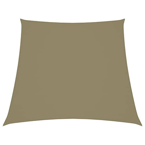 vidaXL Sonnensegel Oxford-Gewebe Trapezförmig 2/4x3 m Beige