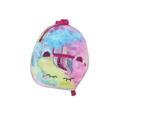 Image of Small Soft Plush Backpack for Kids | Cartoon Animal Toddler Nursery Bag | School Shoulder Pack for Baby Girls | Lightweight Cute Preschool Daycare Travel Packing | Birthday Gift (1 Pc)