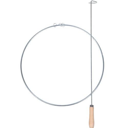 Image of Rolling Ring Toys - Traditional Outdoor Fitness Hoop for Kids and Adults Durable Wooden Push Hoop Toy Perfect for Fun and Exercise