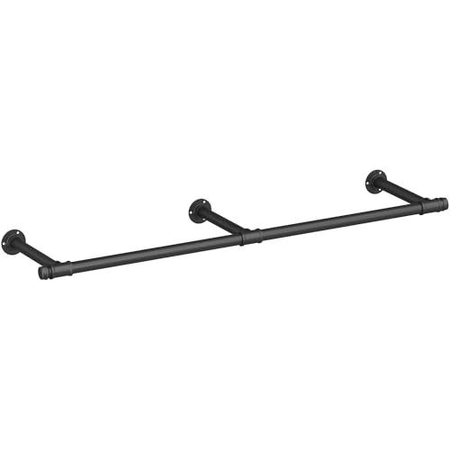 SONGMICS Perchero de Pared, Colgador de Pared, Estilo Industrial, Ahorra Espacio,...
