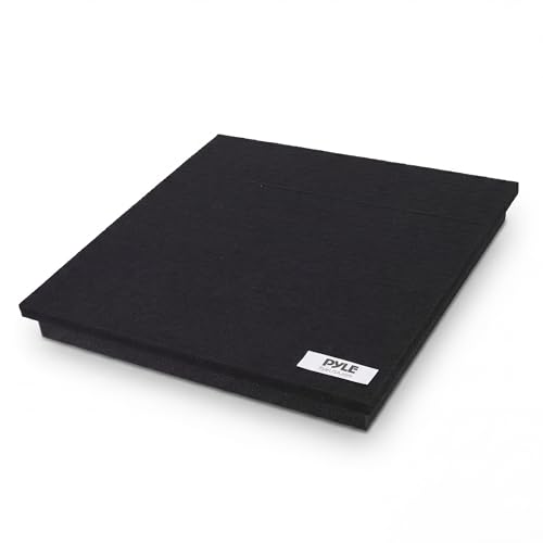 Pyle Sound Dampening Speaker Riser Foam - Audio Acoustic Noise Isolation Platform Pads Recoil...