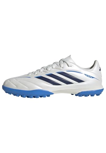 adidas Mixte Enfant Copa Pure Iv Club Turf Football Kids Shoes, Zero met./Dark Blue/Lucid Ray Blue, 36 EU