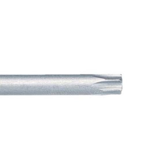 KS Tools 151.2241 Torx Allen Key with Bore Short TB6, Chromé Satiné, T6 - Image 3