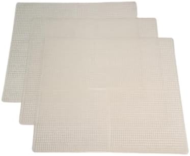 Miniatura 1 de Paquete de 3 bandejas de malla reutilizables de plástico sin BPA de alta calidad para deshidratadores Samson, Aroma, iVation, Nutrichef y Cosori de