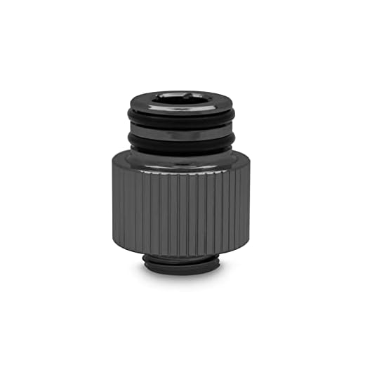EKWB EK-Quantum Torque Push-in Adapter M 14 - Black Nickel