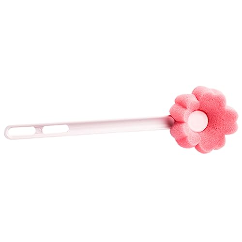 FAVOMOTO Sponge Cup Water Bottles Bottle Washing Sponge Brush Glink Water Cleaning Brush Suspension Type Brushes Dish Cup Brush Bottle Scrubber Bottle Cleaner Pink Plastic