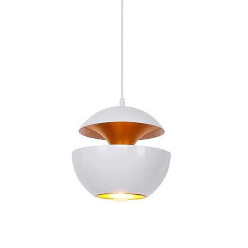Lampe suspendue une tête en métal créative pour l'esprit maison de famille