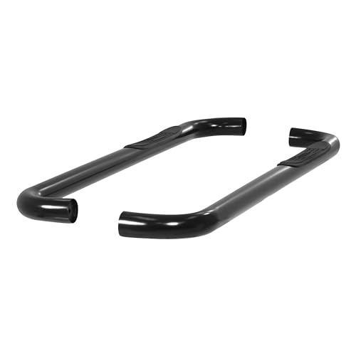 ARIES 205000 3-Inch Round Black Steel Nerf Bars, No-Drill, Fits Select Dodge Dakota