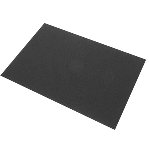 iplusmile Carbon Fiber Welding Blanket Fireproof Mat Protective Carbon Felt Pad for High Temperature Protection Black