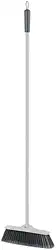 Vassoura Multiuso Com Cabo Aço Limpeza Interna Cerdas Macias Sintética Flow Piso Liso Porcelanato Madeira Laminado - Ou
