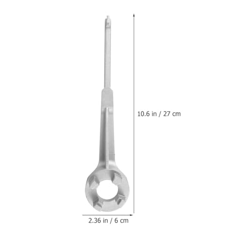 Llave para abrir tapas de barril de aluminio de 55 galones y envases de 5 galones 3
