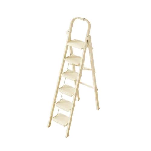 Image of Step Ladder Household Ladder Folding Ladder Multifunctional Telescopic Thickening Ladder Indoor Ascending Small Lightweight 4 /5 /6 Steps Stairs(Large)