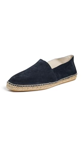 manebi Men's Suede Square Toe Espadrilles