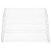Cabilock Półka Stojakowa RISER ACRYLIC SHEL 3 Tier Wyświetlacz Półki Przekąska Przejrzysta Rack Półka Produkty Kosmetyczne Organizator Do Babeczek Perfumy
