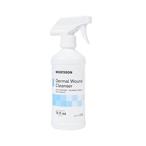 Mckesson Dermal Wound Cleanser, Non-Cytotoxic, Rinse-Free, Non-Sterile,16 Oz, 1 Count #TOP7