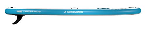 Boardworks Shubu Riptide Inflatable Stand-Up Paddle Board (Isup) | Sup Package Includes Three Piece Paddle, Carry Bag And Pump (Sup) Complete Kit | 10’6”, Blue/White/Grey #TOP3