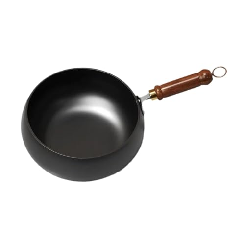 JISADER Nonstick Wok Stir Fry Pan Boiling Cookware Induction Cooker No Coating Chinese Cooking Wok, without lid, 26cm